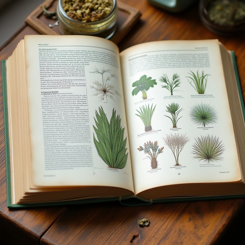 Bush tucker field guide with illustrations