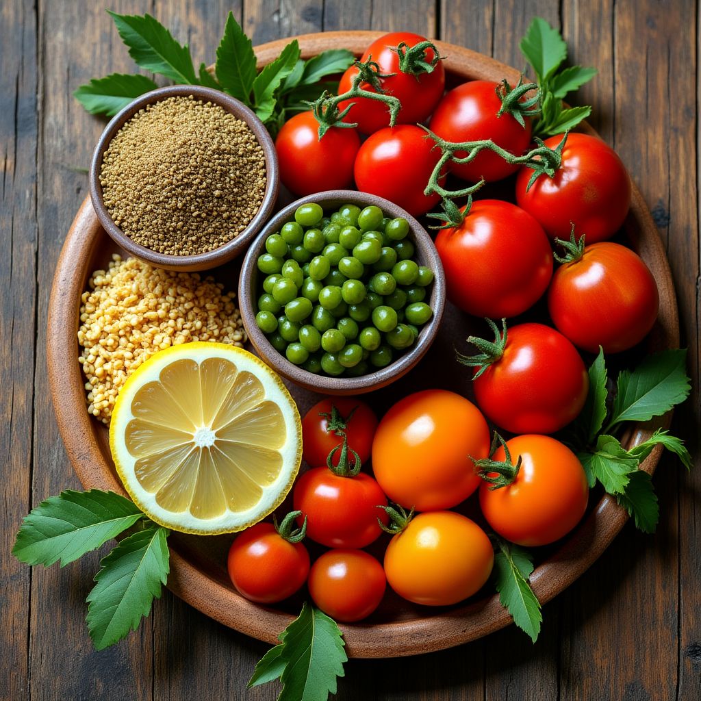 Traditional bush tucker ingredients