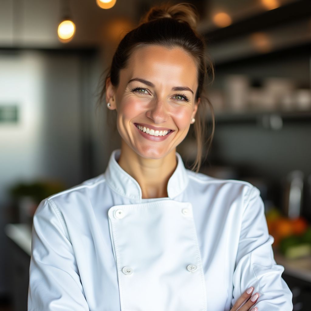 Chef Sarah Williams providing testimonial